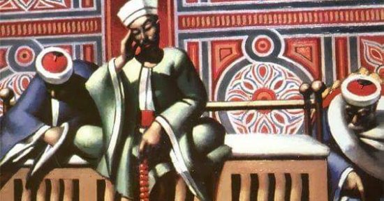 مصر في الفن .. لوحة المقرئ لـ محمود سعيد 