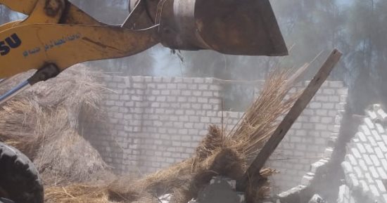 تنفيذ إزالة 76 حالة تعدٍ على مساحة 108 آلاف و178 مترا و4 قراريط بكفر الشيخ