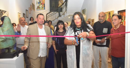 شاليمار شربتلى تفتتح معرض "مختارات عربية" بجاليرى ضى الزمالك.. صور