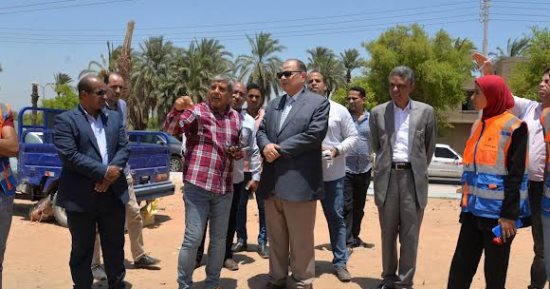 محافظ أسيوط يتفقد الأعمال النهائية لتطوير مسار رحلة العائلة المقدسة