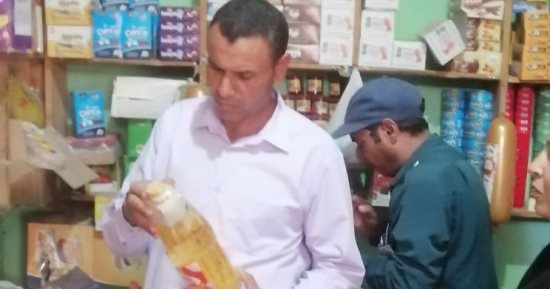 حملات تموينية ورقابية على المخابز بمركزى العدوة ودير مواس بالمنيا