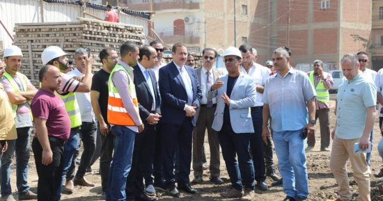 محافظ المنوفية يتفقد الأعمال الإنشائية لمستشفى أشمون الجديدة ضمن حياة كريمة