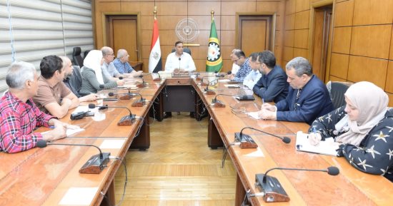 محافظ الدقهلية يبحث توافر الخدمات للمواطنين فى المجالات كافة