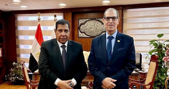رئيس النيابة الإدارية يستقبل قضاة مجلس الدولة لتقديم التهنئة بمنصبه الجديد