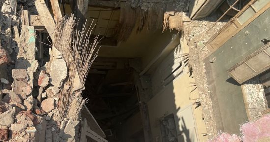مصرع سيدة فى انهيار عقار بمنطقة الحضرة فى الإسكندرية