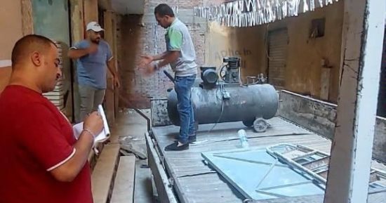 الجيزة: غلق منشأة مخالفة لاشتراطات التشغيل بالمنيب