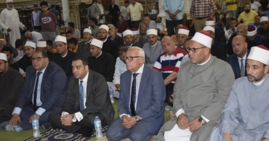 محافظ بورسعيد يشهد احتفالية رأس السنة الهجرية بالمسجد التوفيقى.. صور