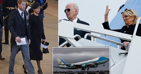 ديلى ميل: البيت الأبيض رفض طلب هارى وميجان من بايدن الصعود علي "Air Force 1‏"