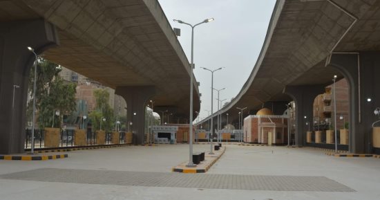 وزير التنمية المحلية ومحافظ الجيزة يفتتحان مجمع مواقف المريوطية الجديد