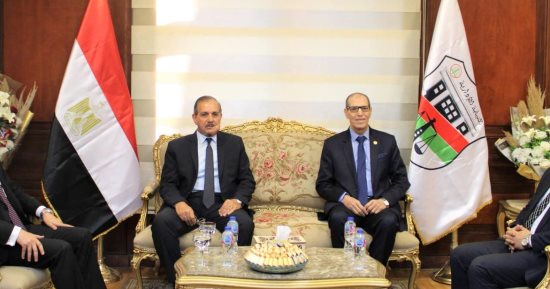 محافظ كفر الشيخ يهنئ رئيس هيئة النيابة الإدارية الجديد ويناقش سبل التعاون
