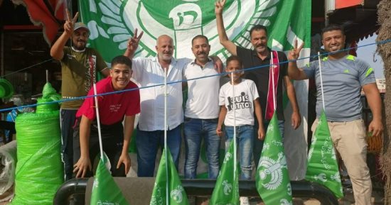بورسعيد تكتسى باللون الأخضر دعما للنادى المصرى فى نهائى كأس الرابطة.. صور