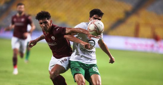 عنتر يتقدم لسيراميكا فى مرمى المصرى بنهائى كأس الرابطة