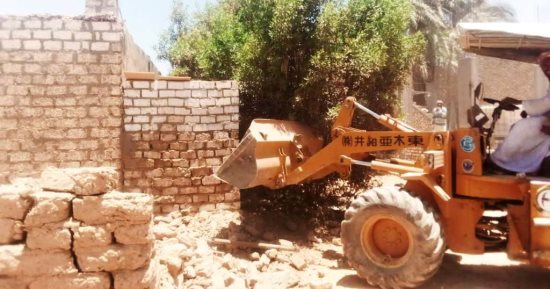 إزالة 4 حالات تعد بنصر النوبة ضمن المرحلة الثالثة للموجة الـ 21 في أسوان