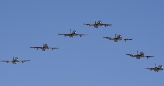 انطلاق فعاليات العرض الجوى المصرى الإماراتى Alamien Air Show 2023 بمدينة العلمين