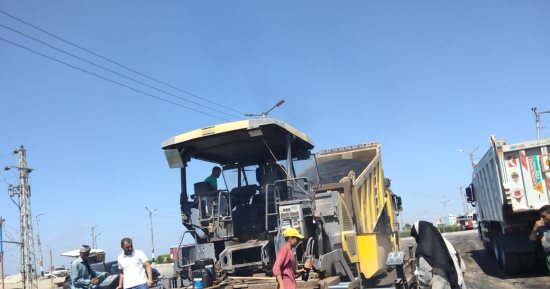 حملات نظافة ورصف الطرق وتطهير البيارات وخفض المنسوب ببلطيم ودسوق بكفر الشيخ