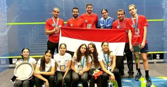 ناشئو الاسكواش يعودون إلى القاهرة بعد المشاركة فى بطولة العالم