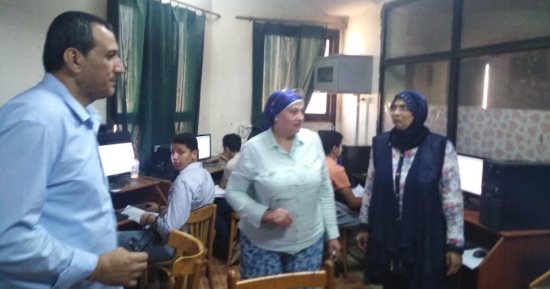 مدير تعليم القليوبية تتفقد اختبارات الطلاب المتقدمين لمدرسة الضبعة للطاقة النووية
