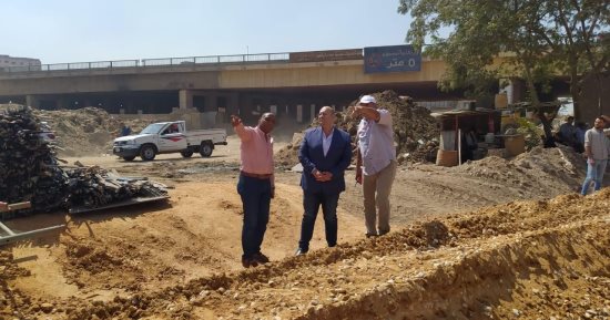 نائب محافظ الجيزة يشدد على مضاعفة الجهد لإنجاز مشروع الصرف الصحى ببشتيل