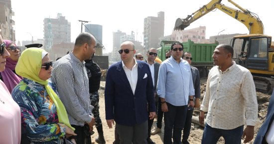 محافظ بنى سويف يوجه بسرعة الانتهاء من مشروع تطوير سوق الدهشورى