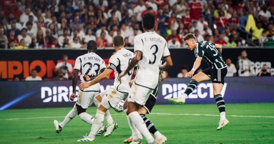 ملخص وأهداف مباراة ريال مدريد ضد مانشستر يونايتد 2 / 0 وديا