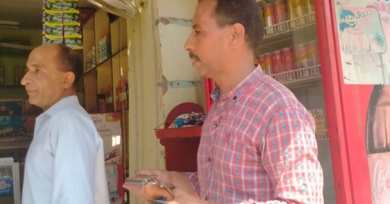 تحرير 215 محضر إشغال فى 3 مراكز بالمنيا