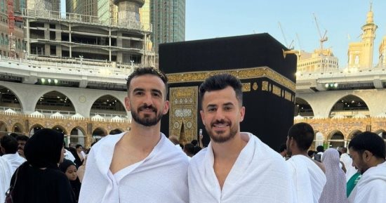 الونش ودونجا يؤديان مناسك العمرة.. صور