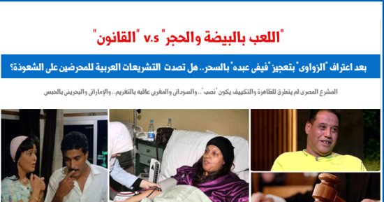 أزمة الزواوى وفيفى عبده.. هل تصدى القانون لـ"ظاهرة السحر".. نقلا عن برلمانى