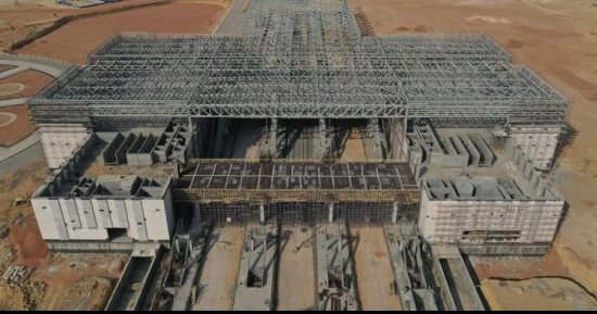 شاهد.. أحدث صور لمحطة العاصمة الإدارية بالخط الأول للقطار السريع