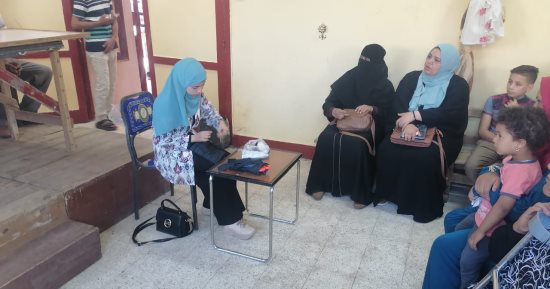 800 حالة حصاد قافلة جامعة الزقازيق بقرية الشبراوين في مركز ههيا بالشرقية   