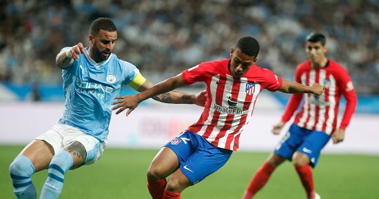 أتلتيكو مدريد يفوز على مانشستر سيتي بثنائية وديًا في كوريا الجنوبية.. فيديو 