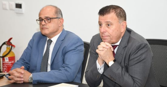 رئيس جامعة عين شمس ونائبه يلتقيان العلماء المصريين المتميزين فى الخارج.. صور