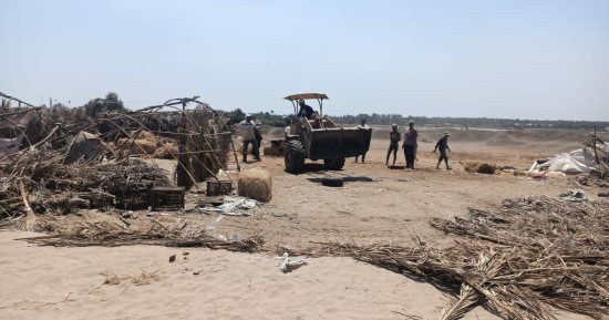 جهاز دمياط الجديدة يشن حملات لإزالة مخالفات البناء والإشغالات بالمدينة