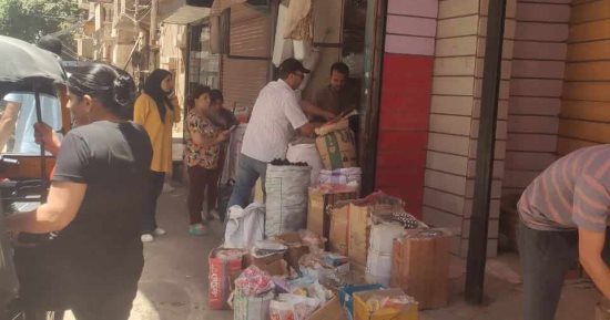 تحرير 320 مخالفة خلال حملة مكبرة لرفع وإزالة الإشغالات فى 3 مراكز بالمنيا