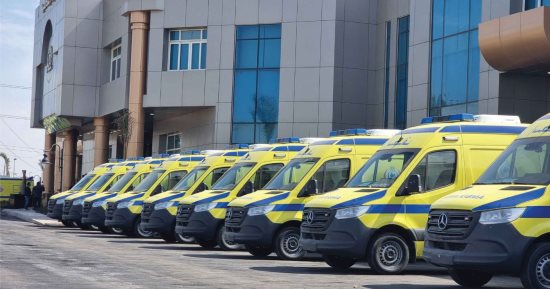 إصابة 4 أشخاص فى حادث تصادم بطريق أسيوط الغربى