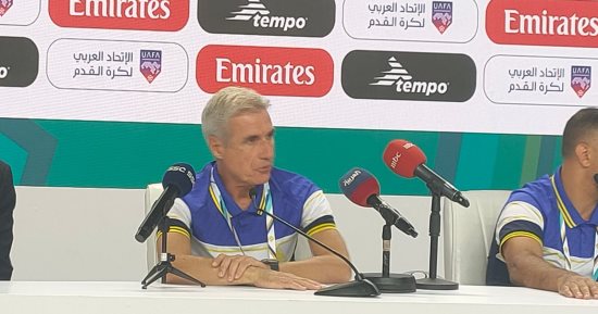 مدرب النصر السعودي: غدا معركة كروية وأثق فى التأهل لنهائي البطولة العربية 