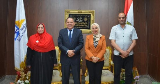 أمانى عوض عميداً لكلية التربية جامعة دمياط