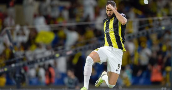 بنزيما يسجل أول أهدافه مع الاتحاد في الدورى السعودى للمحترفين ضد الرياض.. فيديو