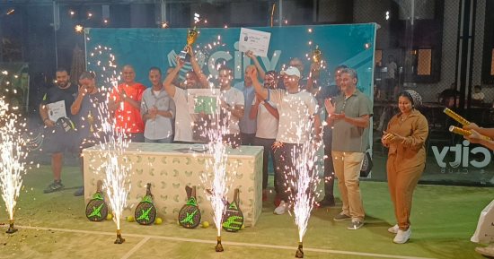 الإقبال يتزايد على اللعبة.. ختام ناجح لبطولة سيتى كلوب لبادل التنس بشبين الكوم