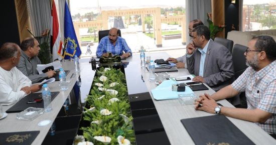 محافظ أسوان يلتقى أعضاء مجلس النواب والشيوخ 