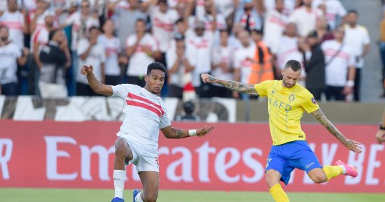 الزمالك يضغط لتسجيل الهدف الثانى والنصر يبحث عن التعادل بعد 60 دقيقة