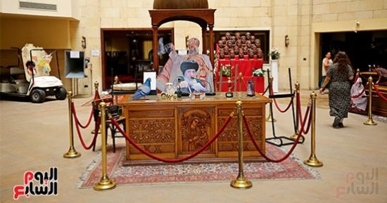 متحف البابا شنودة الثالث بالكاتدرائية المرقسية فى ذكرى ميلاده