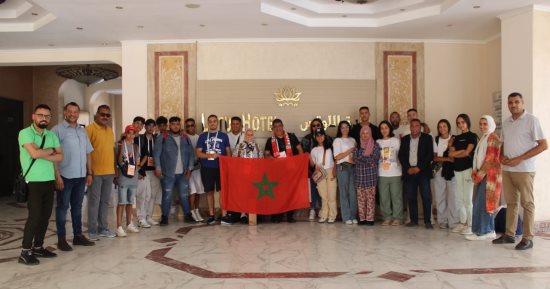 الشباب والرياضة تستقبل وفد شبابي من المملكة المغربية