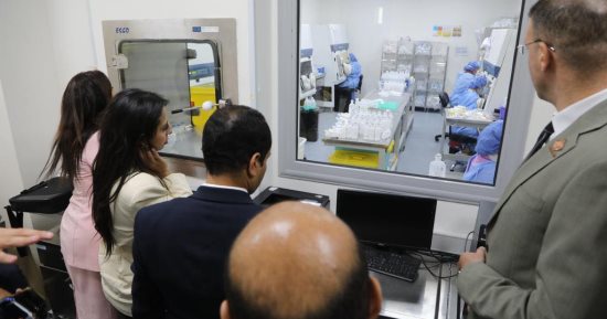 وفد تنسيقية شباب الأحزاب يزور مستشفى 57357 ضمن خطط عمله على إحدى المبادرات.. صور