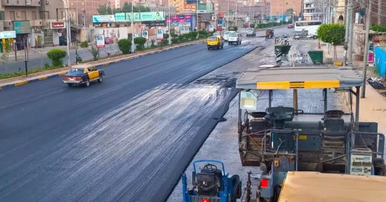 محافظ الغربية: استمرار أعمال رصف شارع البحر بالمحلة الكبرى