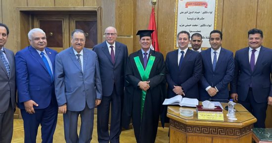 مواجهة تهديدات النظام الإقليمى العربى فى رسالة دكتوراه لنائب "الحركة الوطنية"