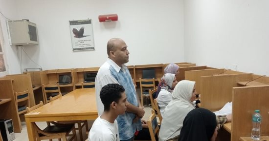 استقبال طلاب المرحلة الأولى بالثانوية العامة لتسجيل رغباتهم بجامعة بنى سويف.. صور 