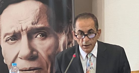 حسام عطا يتحدث عن يوسف وهبي بمهرجان المسرح المصري