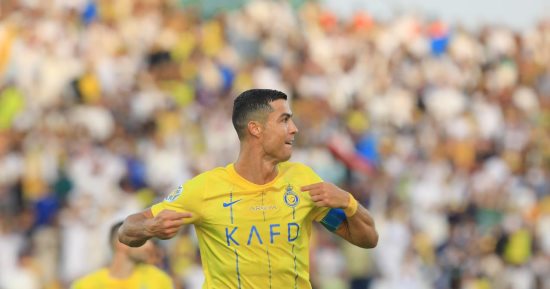 كريستيانو رونالدو يسجل أول أهداف النصر ضد الرجاء في البطولة العربية.. فيديو  - اليوم السابع