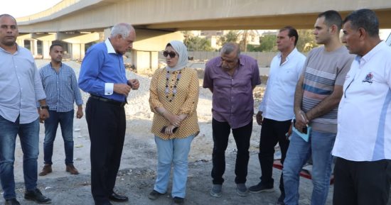 محافظ الجيزة يتفقد أعمال التطوير بعدد من قطاعات محور المنصورية