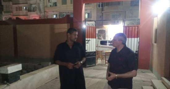 وكيل تعليم كفر الشيخ فى جولة ليلية لمتابعة ترشيد الكهرباء.. صور